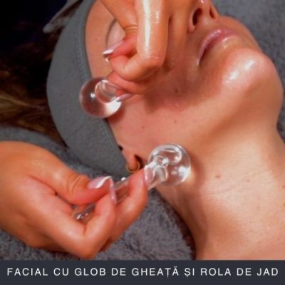 Facial cu Glob de Gheață și Rola de Jad Curs Online Facial cu Glob de Gheață și Rola de Jad Curs Online