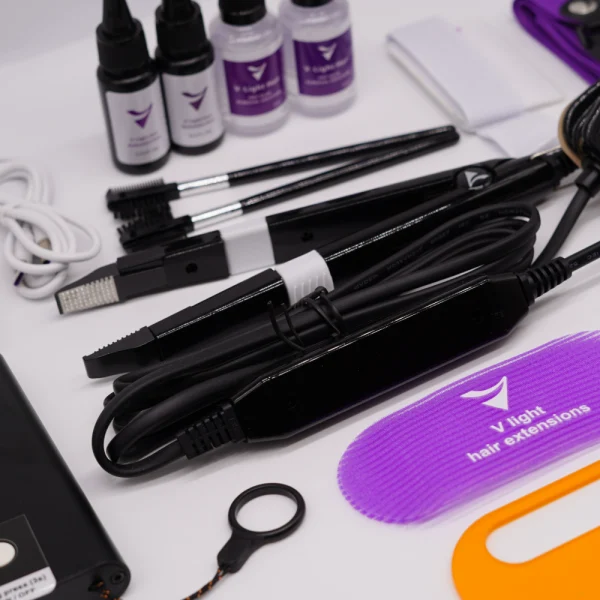Kit pentru Extensii de Par cu V-Light